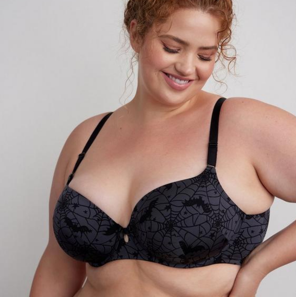 LOOKING FOR T-SHIRT LIGHTLY LINED PRINT 360° BACK SMOOTHING BRA